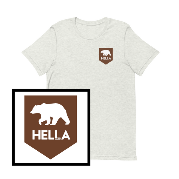 Hella NorCal Bear Tee