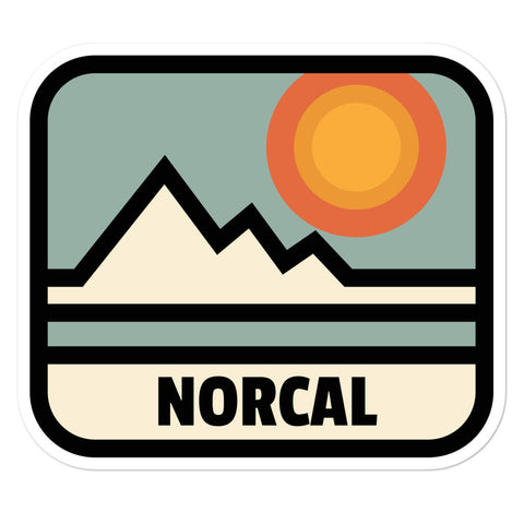 NorCal Hipster Sticker